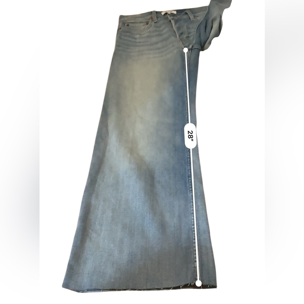 Re/Done NWT Marea Cropped Jeans Women’s Size 26 Wide Leg Mid‎ Rise Light Wash - Picture 13 of 13